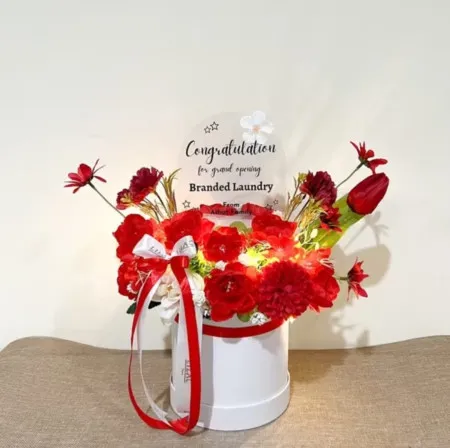 Bloom Box Akrilik Ucapan Grand Opening Minahasa